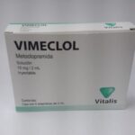 METOCLOPRAMIDA (VIMECLOL) 10MG/ 2ML 6 AMPOLLETAS