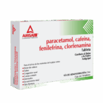 PARACETAMOL/CAFEINA/FENILEFRINA/CLORFENAMINA (AMSA) 10 TAB