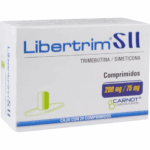 TRIMEBUTINA/SIMETICONA (LIBERTRIM SII) 200MG/75MG 24 TAB