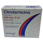 CLINDAMICINA 300MG INY 1 AMPOLLETA