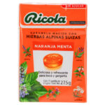 CARAMELO RICOLA NARANJA MENTA 11 PASTILLAS