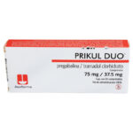PREGABALINA/TRAMADOL (PRIKUL DUO) 75/37.5MG 20 COMP