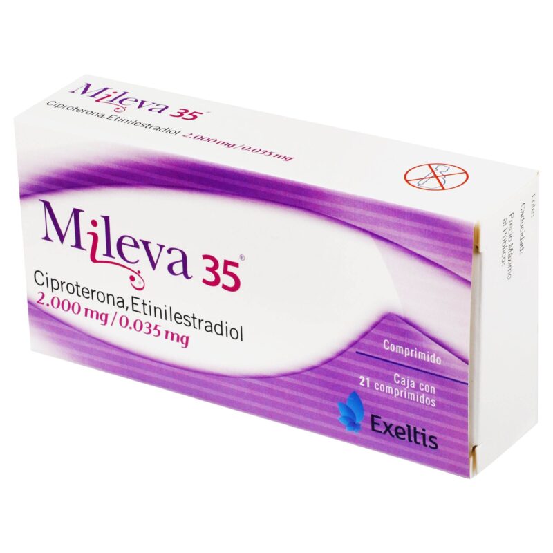 MILEVA 35 CIPROTERONA/ETINILESTRADIOL 2MG/0.035MG 21 TAB