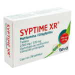 METFROMINA/SITAGLIPTINA 1000MG/100MG (SYPTIME XR) 28 TAB